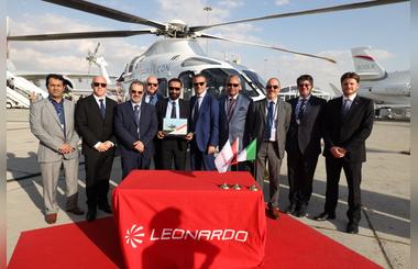 Leonardo: Falcon Aviation Services AW169 fleet leader sets 2,000FH milestone in operations for Total ABK in Abu Dhabi