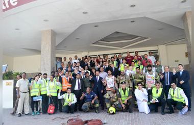 Al Bustan Centre & Residence conducts mock fire drill training with DCD 