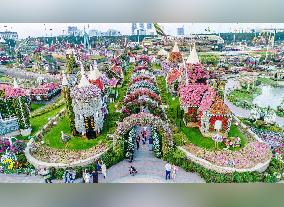 Blooming in its eighth edition, the Dubai Miracle Garden offers new attractions, including more record-breaking flower displays