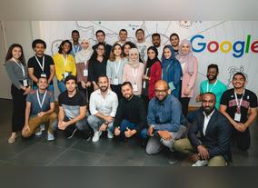 Jadarah candidates brainstormed about digital marketing In an expert session at Google
