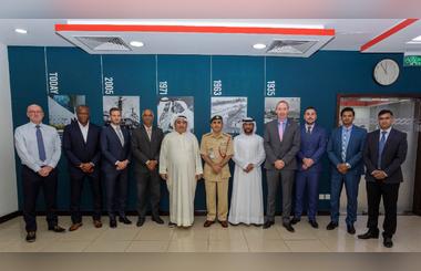 Dubai Civil Aviation Safety Center for training Dulsco Honours flight crew