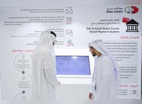 Dubai Courts exemplify "smart fees for Case fee deposit and Fines" when participating in GITEX 2019