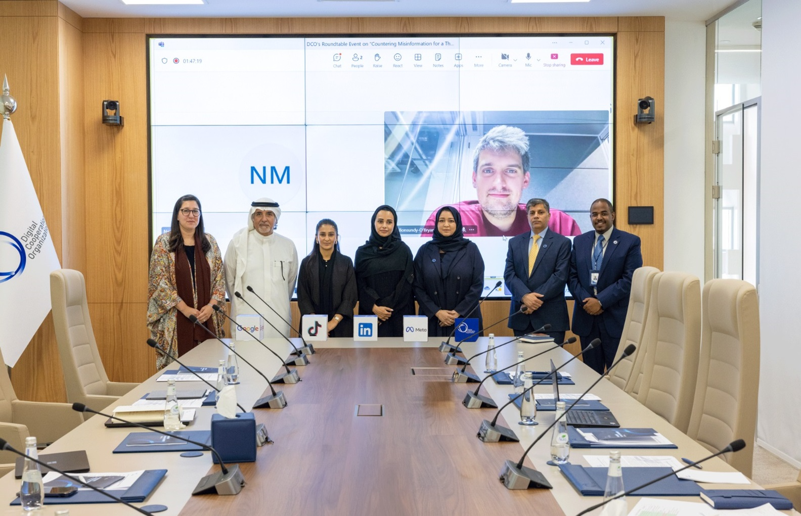 Digital Cooperation Organization Hosts Strategic Roundtable with Tech Giants to Combat Online Misinformation