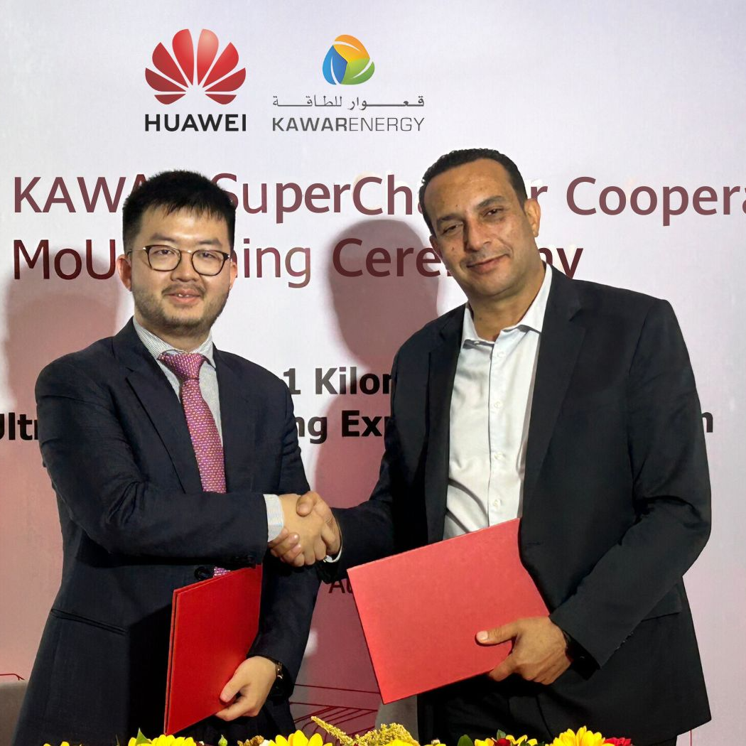 Kawar Energy and Huawei Partner to Boost Jordan's Electric Vehicle Industry