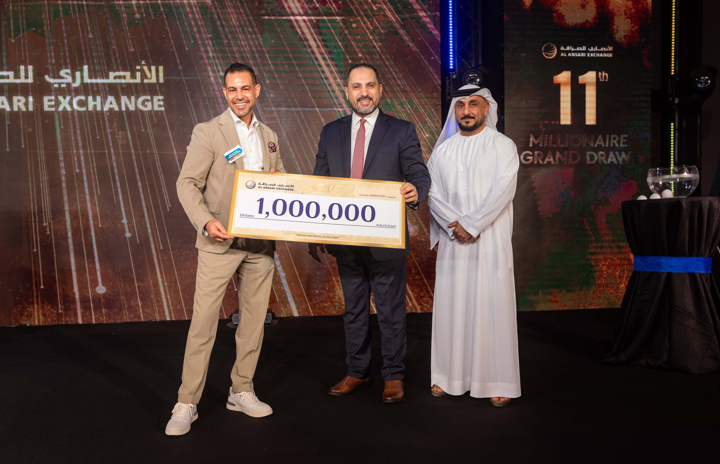 Essam Saber from Egypt Wins AED 1 Million in Al Ansari Exchange's Summer Promotion 2024