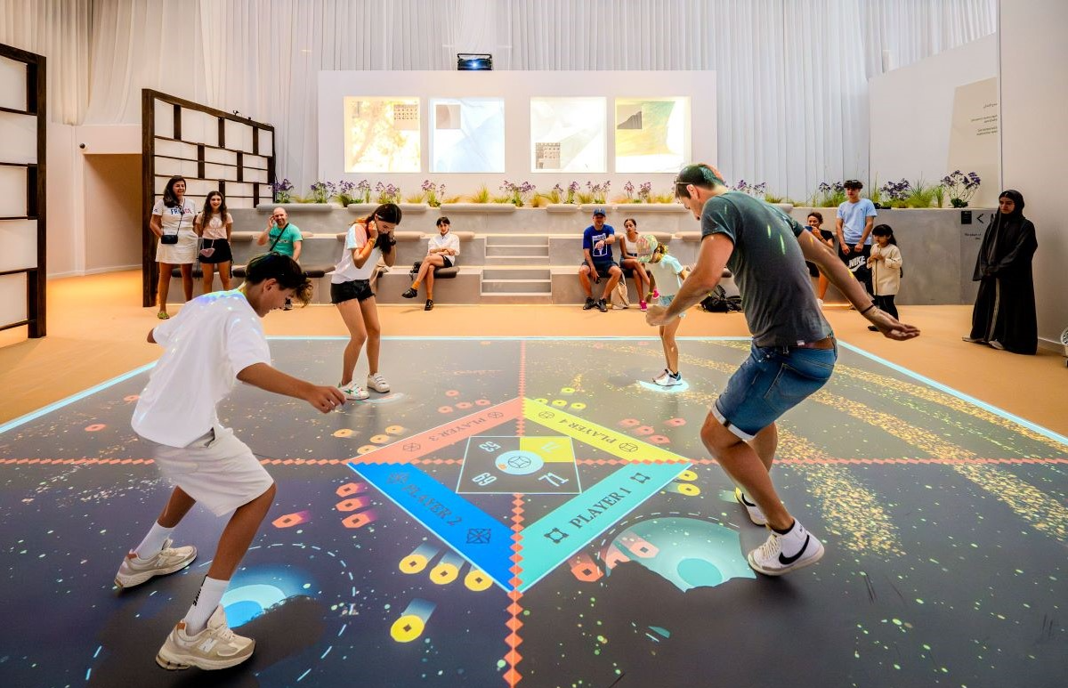 Moment Factory Reimagines Traditional Emirati Games at UAE Olympic House in Paris