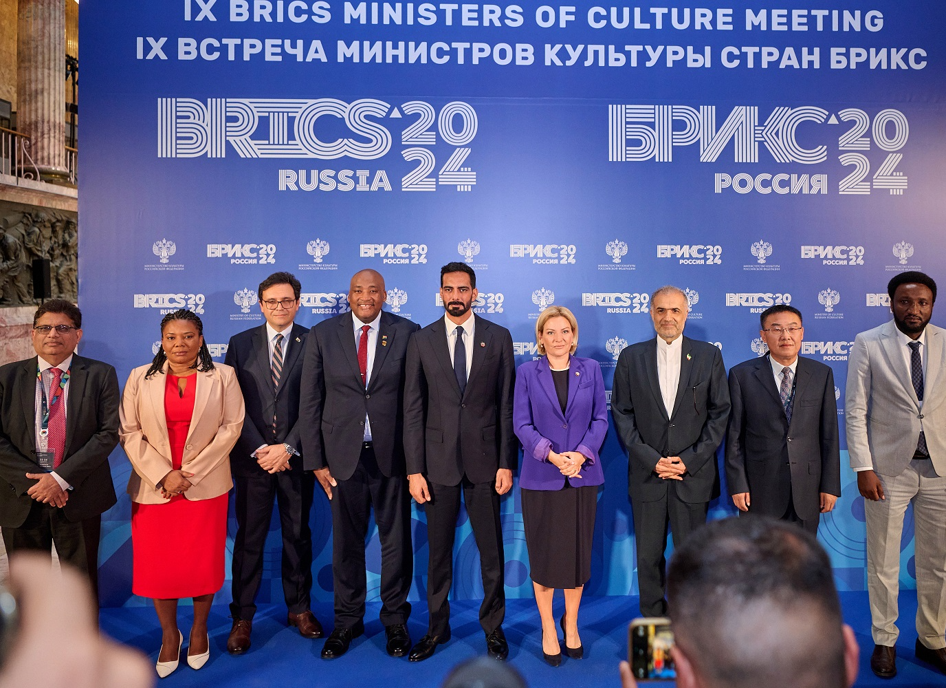 HE Salem Al Qassimi Leads UAE Delegation to BRICS Cultural Meeting in Russia